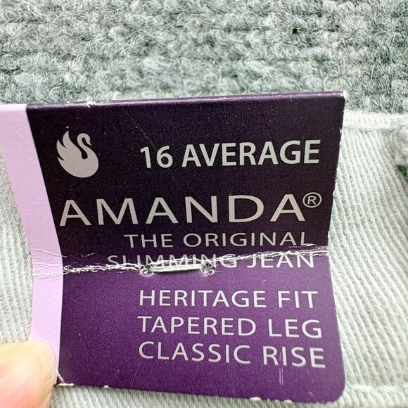 Gloria Vanderbilt Jeans Amanda 16 Slimming Heritage Fit Tapered Leg Classic Rise - Picture 3 of 16